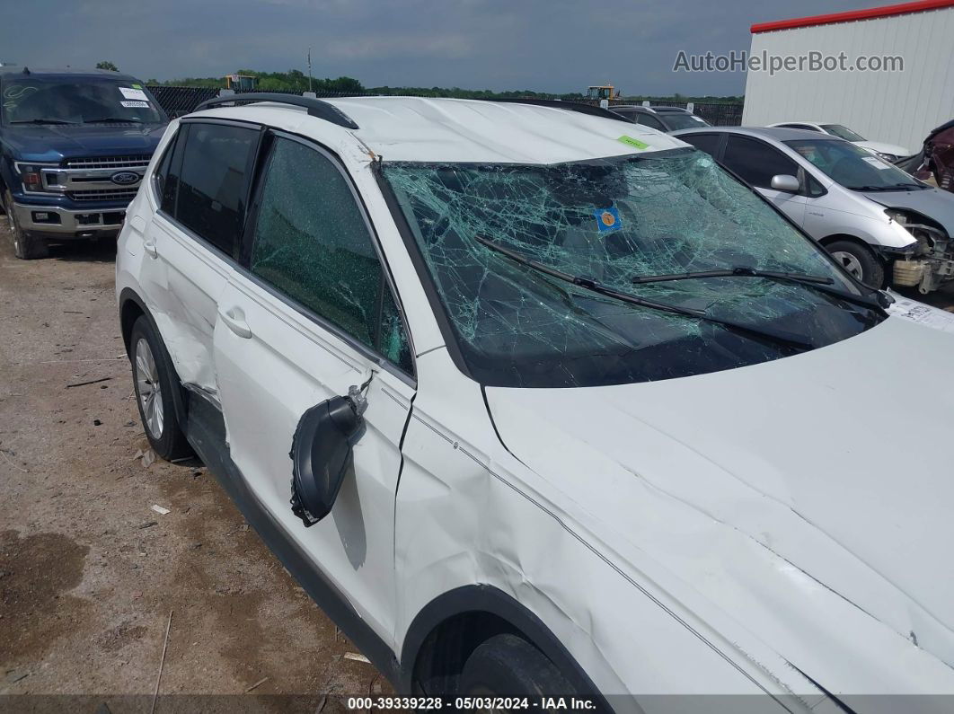 2018 Volkswagen Tiguan   White vin: 3VV3B7AX3JM133007