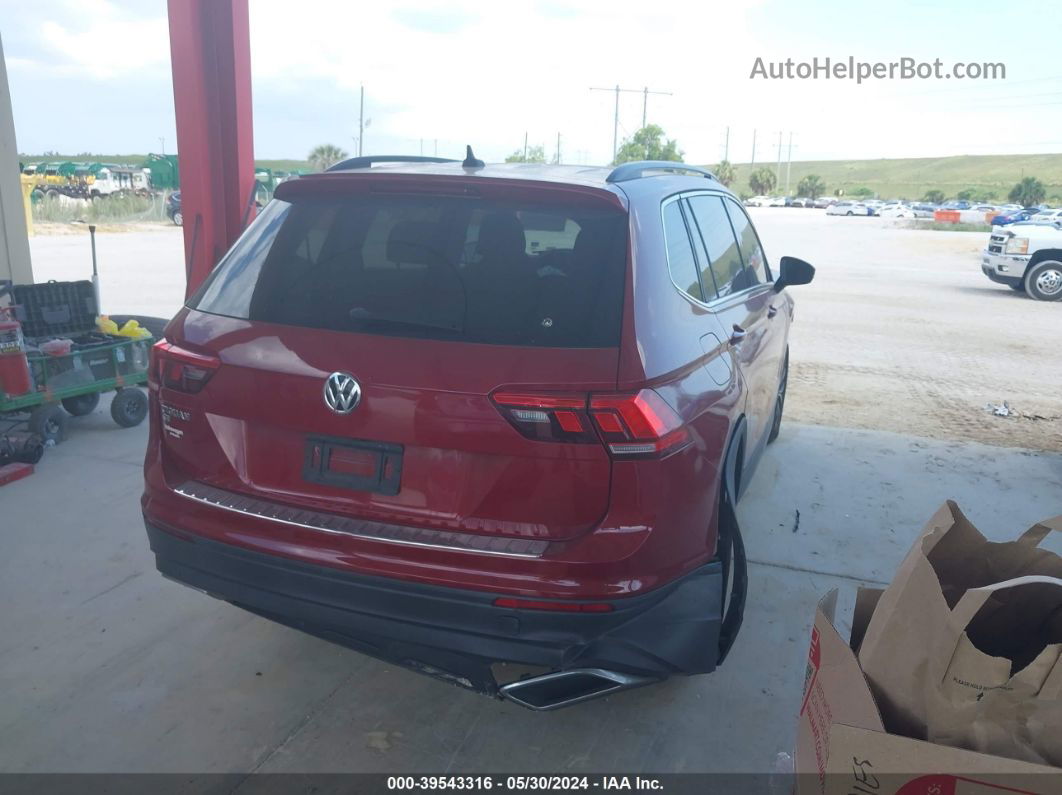 2019 Volkswagen Tiguan 2.0t Se/2.0t Sel/2.0t Sel R-line/2.0t Sel R-line Black Red vin: 3VV3B7AX3KM156711