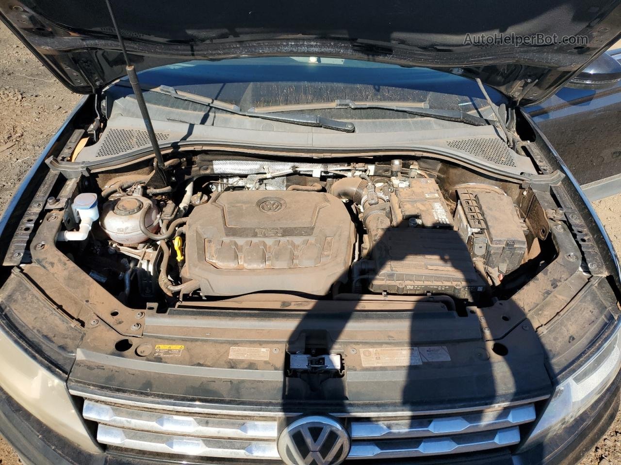 2019 Volkswagen Tiguan Se Black vin: 3VV3B7AX3KM200447