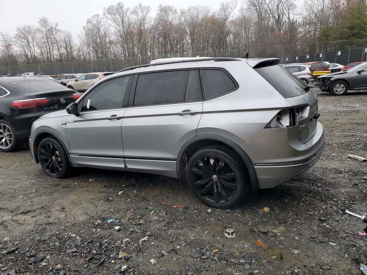 2021 Volkswagen Tiguan Se Gray vin: 3VV3B7AX3MM013826