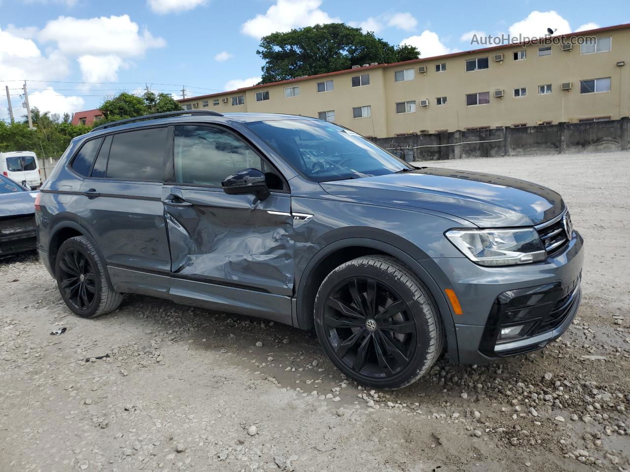 2021 Volkswagen Tiguan Se Gray vin: 3VV3B7AX3MM016970