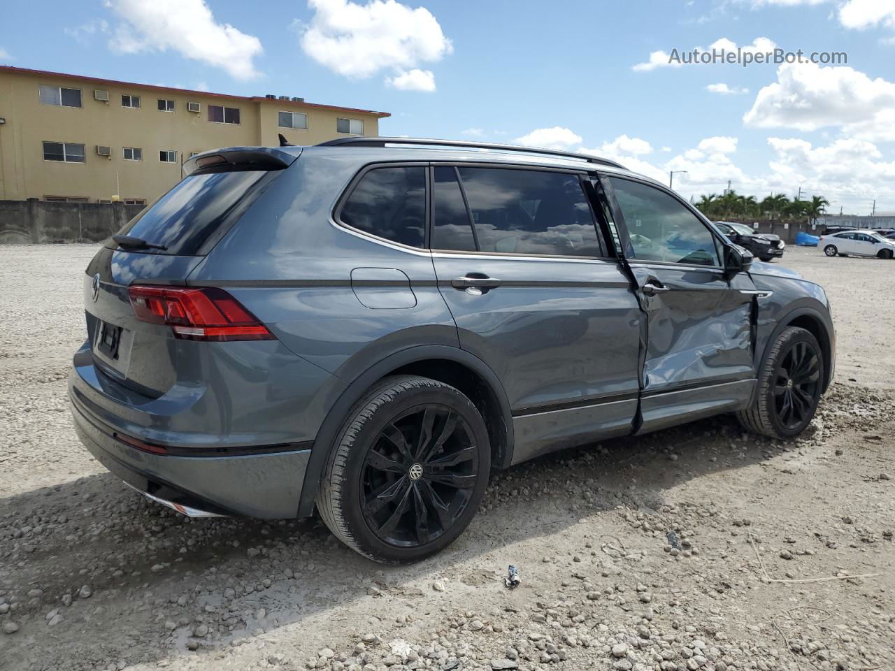 2021 Volkswagen Tiguan Se Gray vin: 3VV3B7AX3MM016970