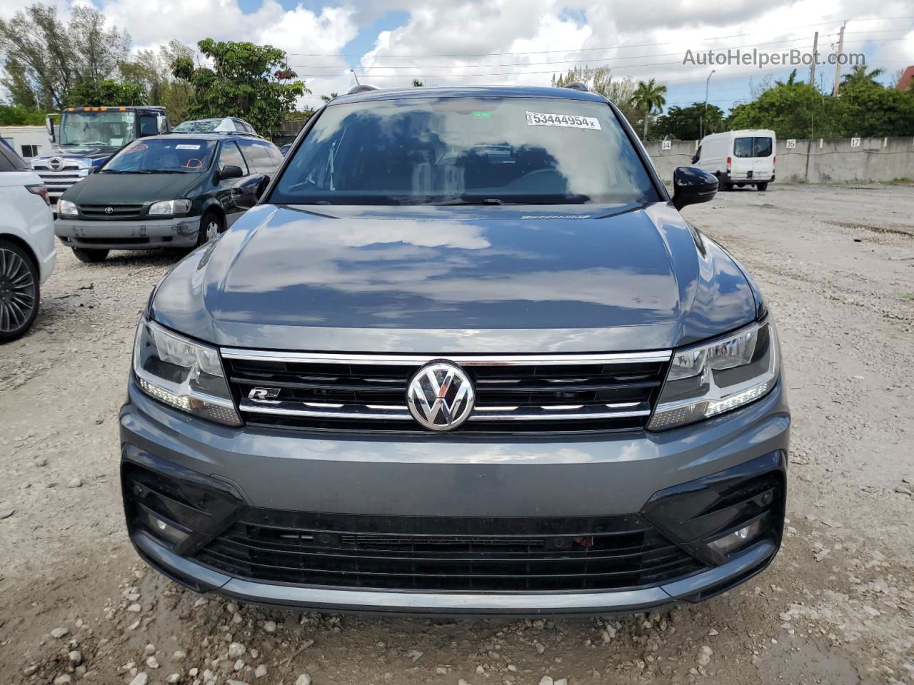 2021 Volkswagen Tiguan Se Gray vin: 3VV3B7AX3MM016970