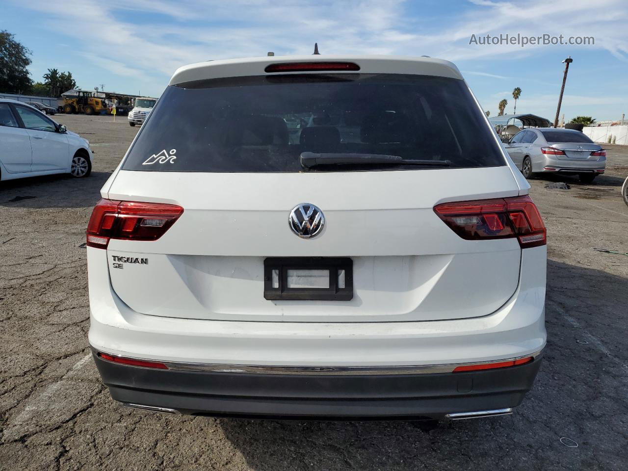 2021 Volkswagen Tiguan Se White vin: 3VV3B7AX3MM018041