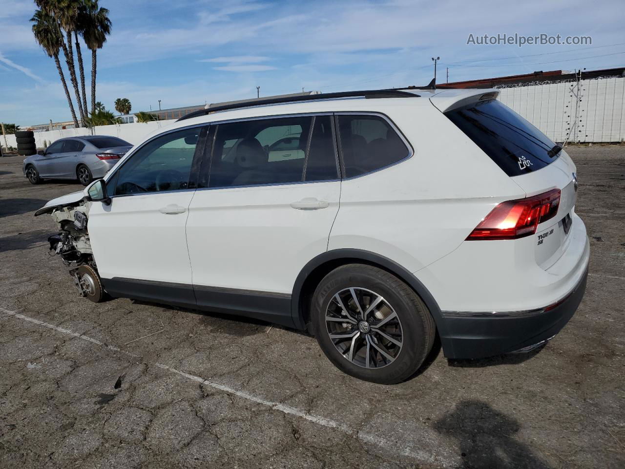 2021 Volkswagen Tiguan Se White vin: 3VV3B7AX3MM018041