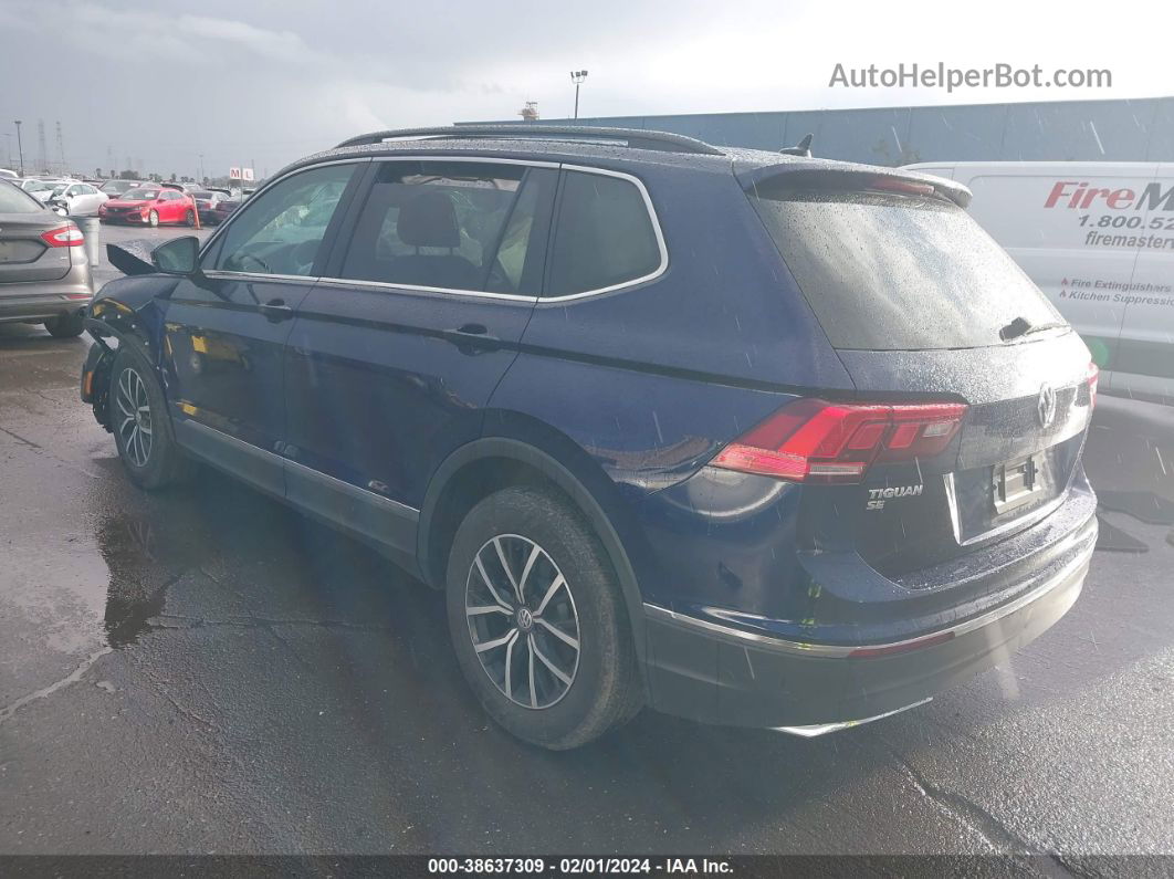 2021 Volkswagen Tiguan 2.0t Se/2.0t Se R-line Black/2.0t Sel Синий vin: 3VV3B7AX3MM047376