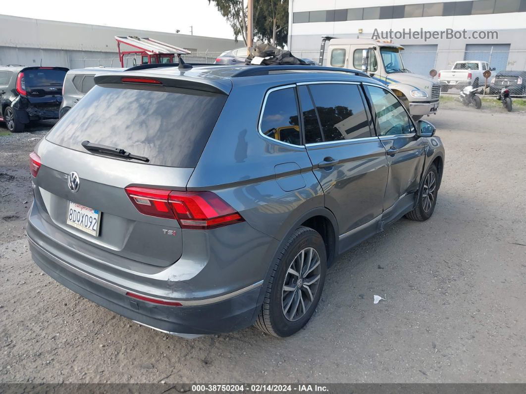 2018 Volkswagen Tiguan 2.0t Se/2.0t Sel Gray vin: 3VV3B7AX4JM137308