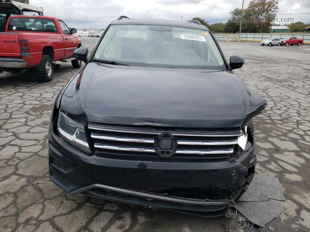 2019 Volkswagen Tiguan Se Black vin: 3VV3B7AX4KM054818