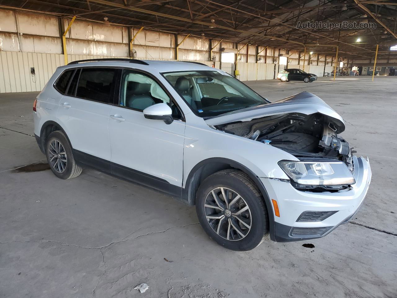 2019 Volkswagen Tiguan Se Белый vin: 3VV3B7AX4KM073417