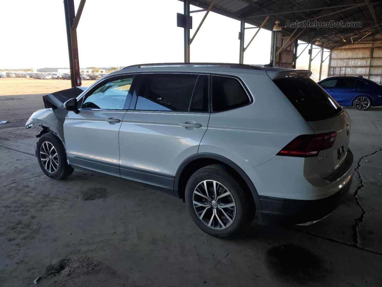 2019 Volkswagen Tiguan Se Белый vin: 3VV3B7AX4KM073417