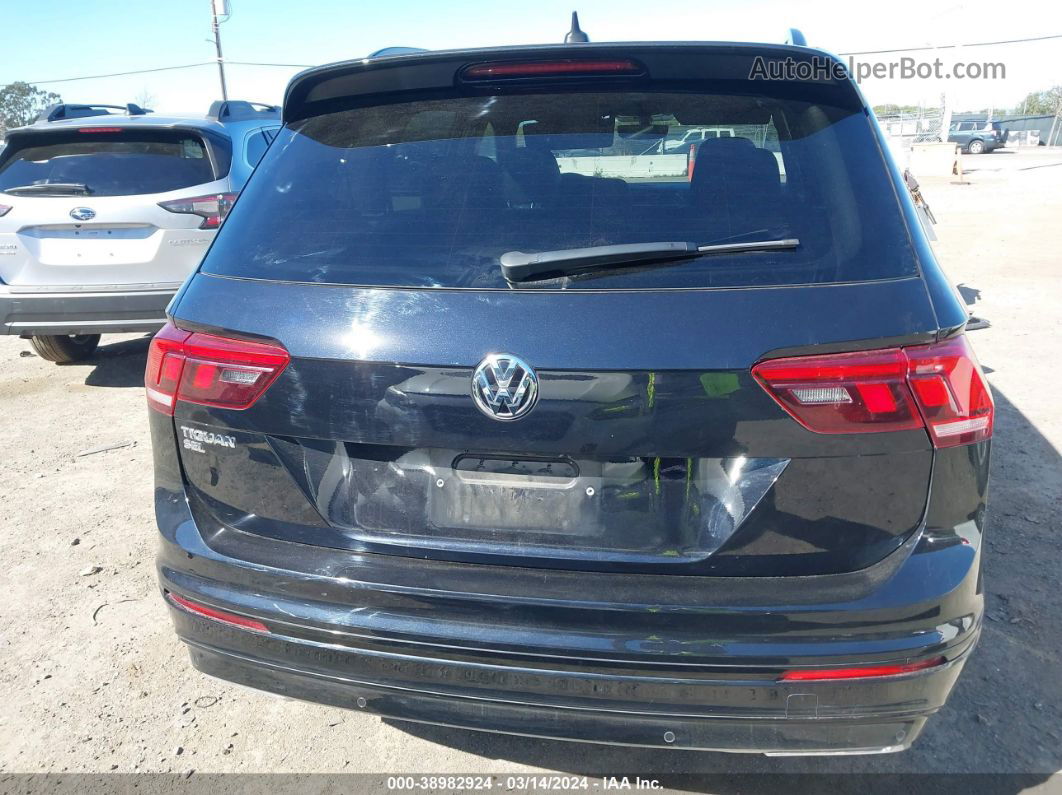 2019 Volkswagen Tiguan 2.0t Se/2.0t Sel/2.0t Sel R-line/2.0t Sel R-line Black Black vin: 3VV3B7AX4KM099306