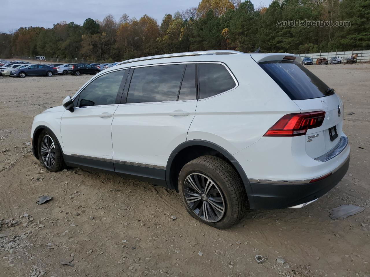 2019 Volkswagen Tiguan Se White vin: 3VV3B7AX4KM163019