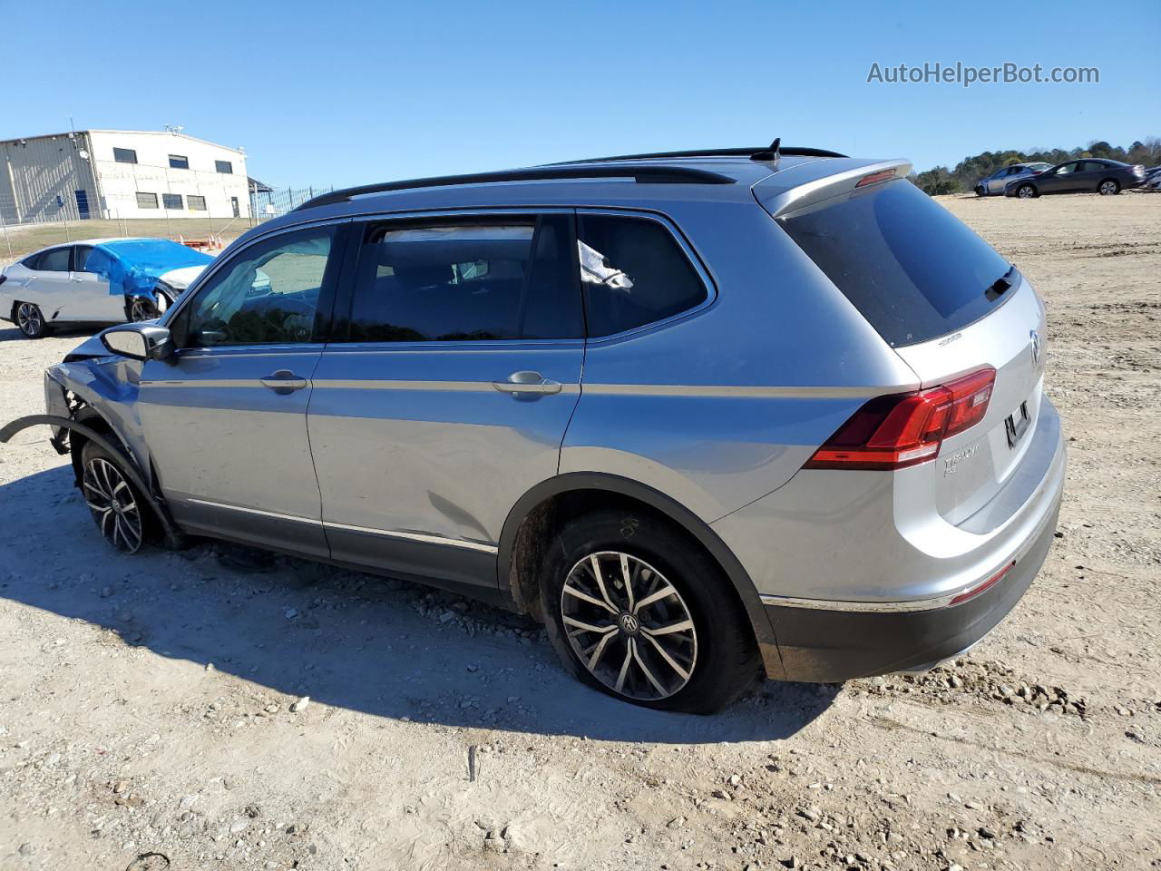 2021 Volkswagen Tiguan Se Silver vin: 3VV3B7AX4MM001944