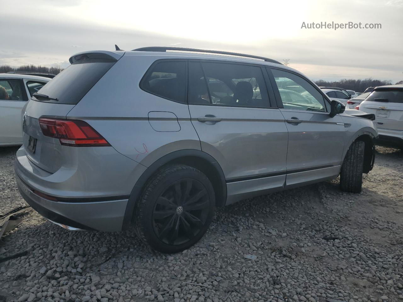 2021 Volkswagen Tiguan Se Серый vin: 3VV3B7AX4MM010790