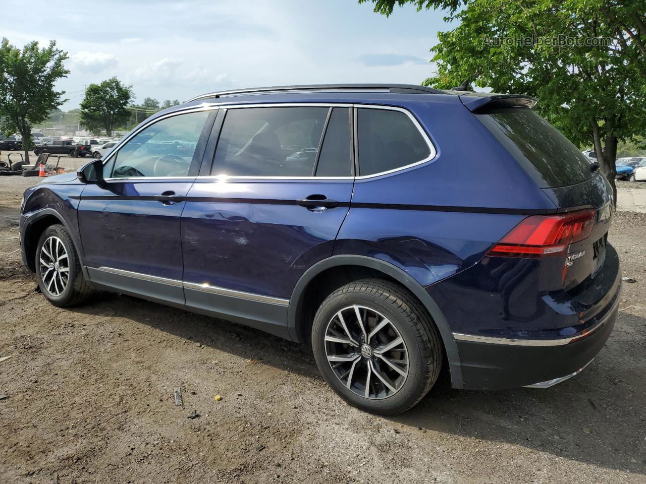 2021 Volkswagen Tiguan Se Blue vin: 3VV3B7AX4MM101641