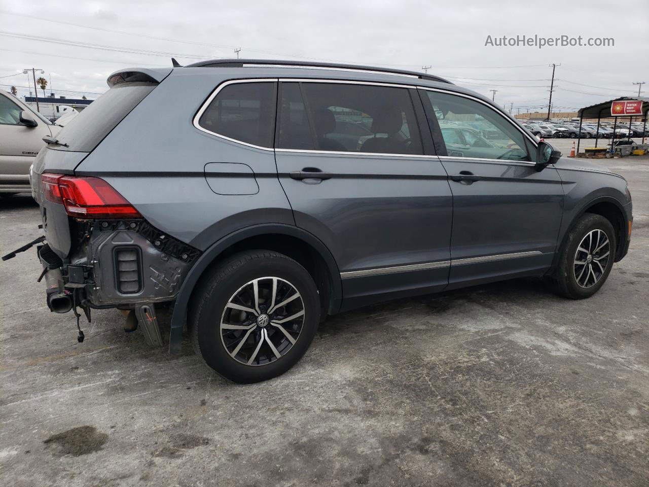 2021 Volkswagen Tiguan Se Gray vin: 3VV3B7AX4MM120254