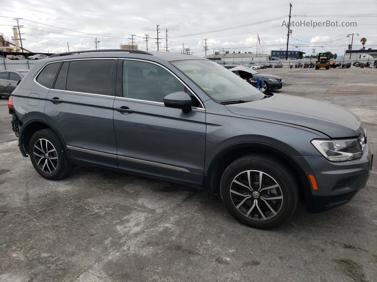 2021 Volkswagen Tiguan Se Gray vin: 3VV3B7AX4MM120254