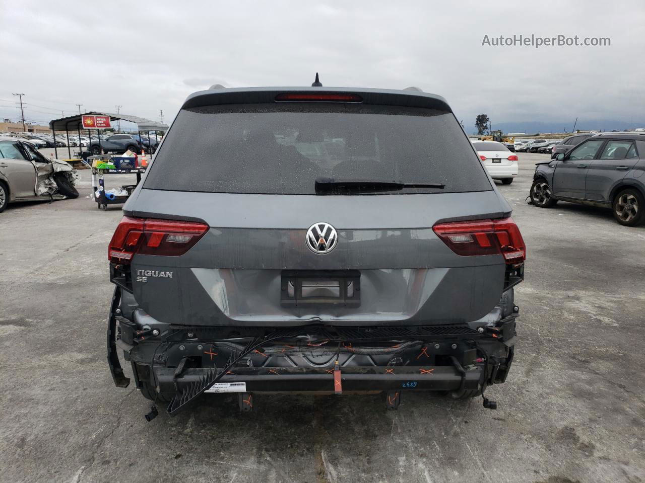 2021 Volkswagen Tiguan Se Gray vin: 3VV3B7AX4MM120254