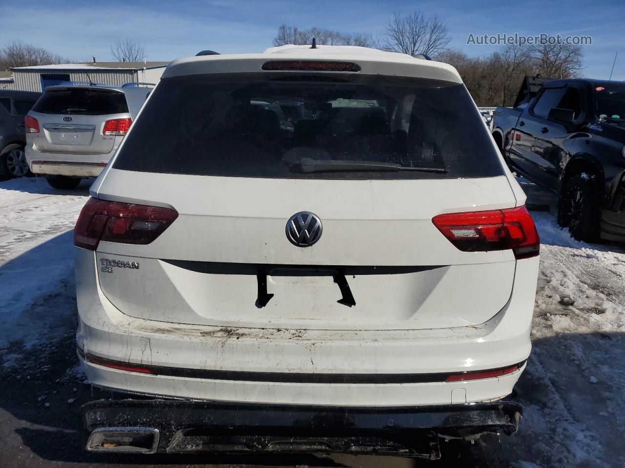 2021 Volkswagen Tiguan Se White vin: 3VV3B7AX4MM153206