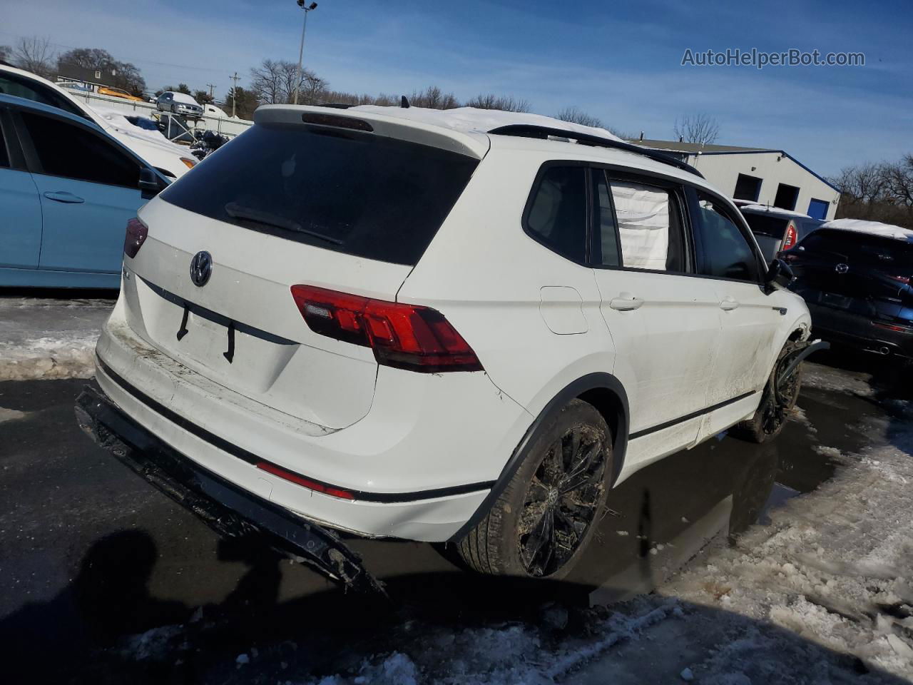 2021 Volkswagen Tiguan Se White vin: 3VV3B7AX4MM153206