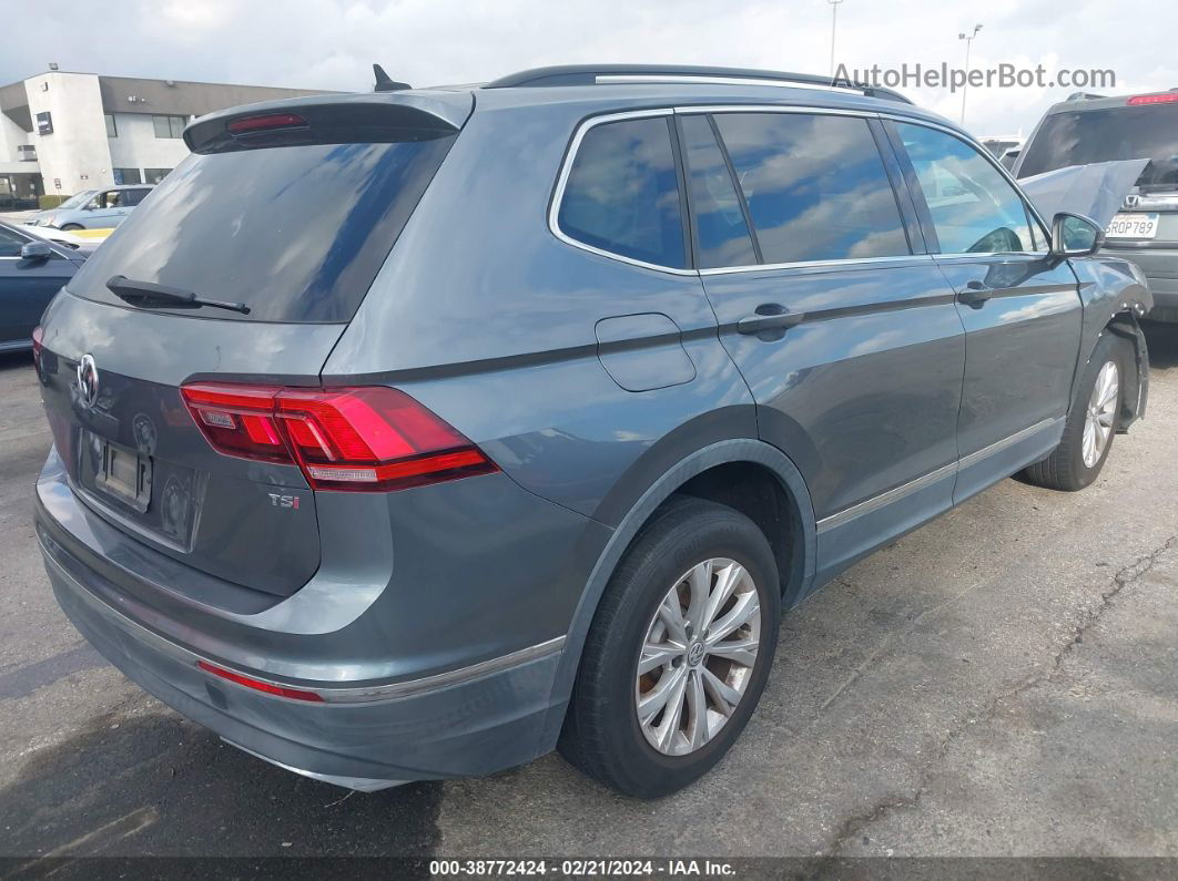 2018 Volkswagen Tiguan 2.0t Se/2.0t Sel Gray vin: 3VV3B7AX5JM026752