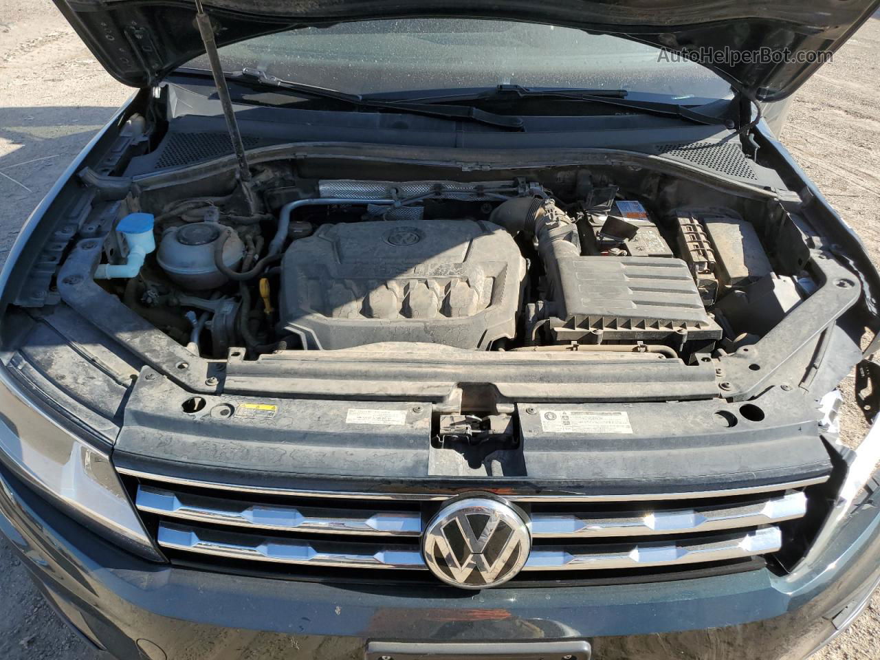 2018 Volkswagen Tiguan Se Зеленый vin: 3VV3B7AX5JM039615