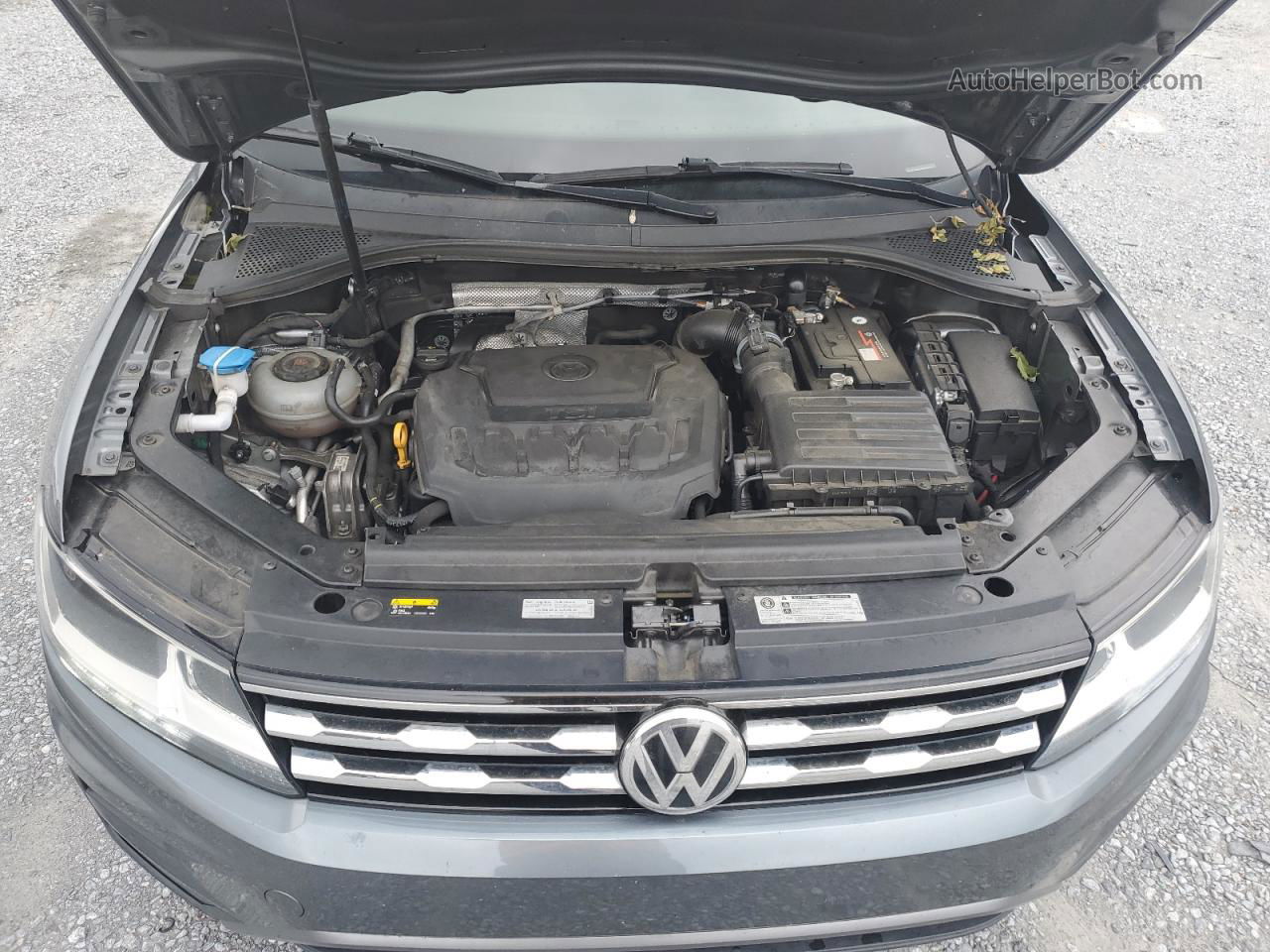 2018 Volkswagen Tiguan Se Серый vin: 3VV3B7AX5JM041056