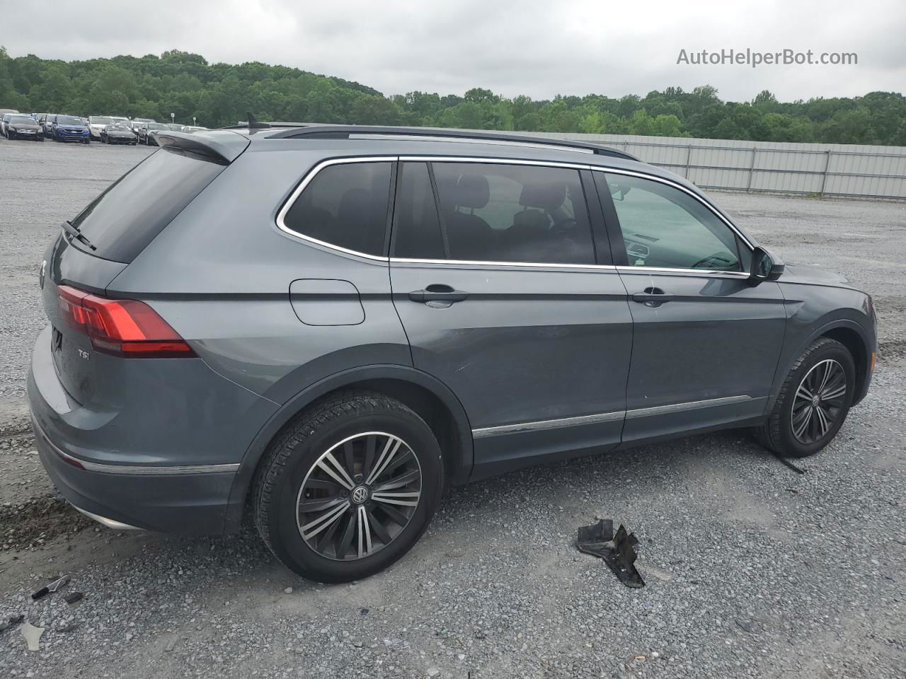 2018 Volkswagen Tiguan Se Серый vin: 3VV3B7AX5JM041056