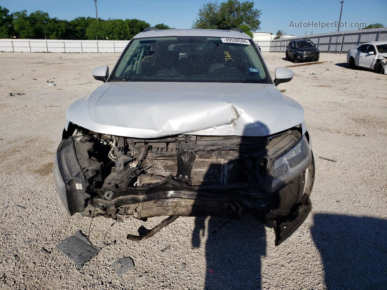 2018 Volkswagen Tiguan Se White vin: 3VV3B7AX5JM157518