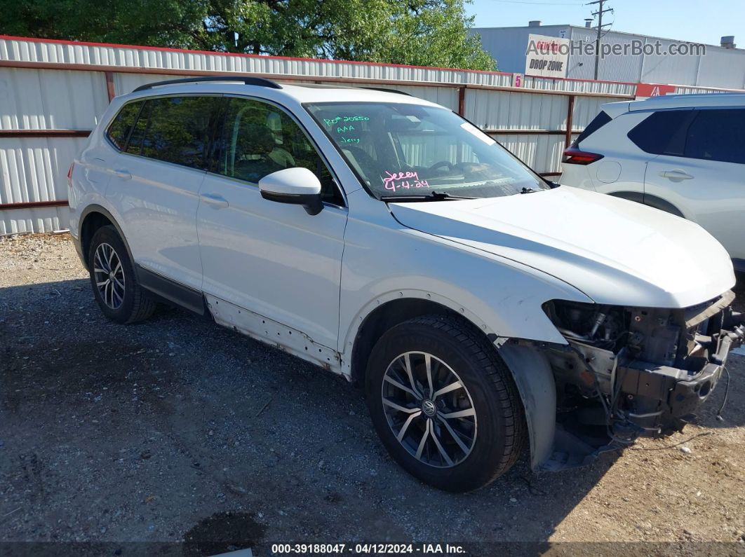 2018 Volkswagen Tiguan 2.0t Se/2.0t Sel White vin: 3VV3B7AX5JM192155