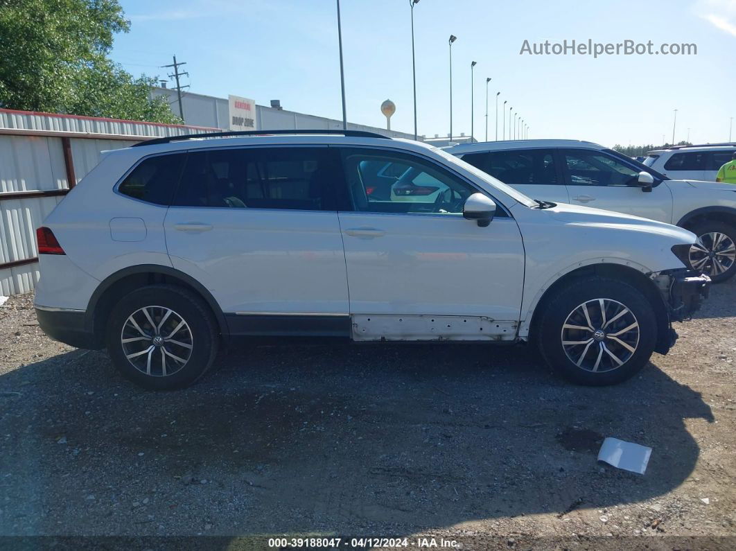 2018 Volkswagen Tiguan 2.0t Se/2.0t Sel White vin: 3VV3B7AX5JM192155