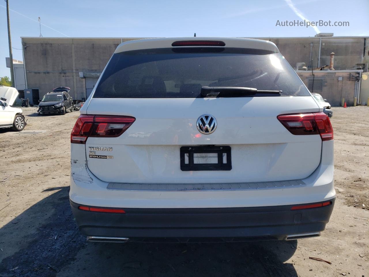 2019 Volkswagen Tiguan Se Белый vin: 3VV3B7AX5KM080859