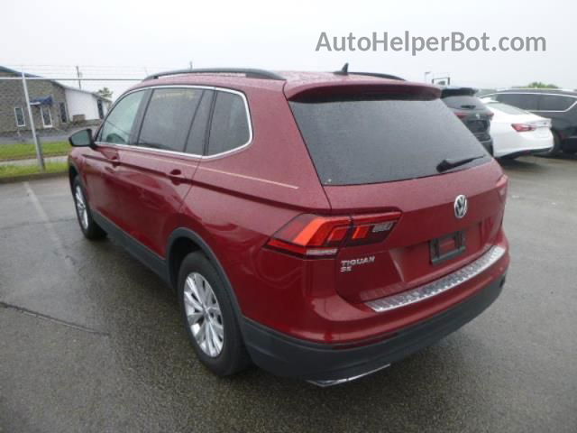 2019 Volkswagen Tiguan Se/sel/sel R-line Red vin: 3VV3B7AX5KM153793