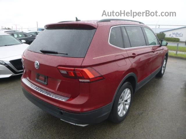 2019 Volkswagen Tiguan Se/sel/sel R-line Red vin: 3VV3B7AX5KM153793