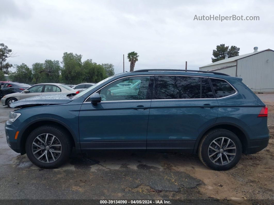 2019 Volkswagen Tiguan 2.0t Se/2.0t Sel/2.0t Sel R-line/2.0t Sel R-line Black Синий vin: 3VV3B7AX5KM160713