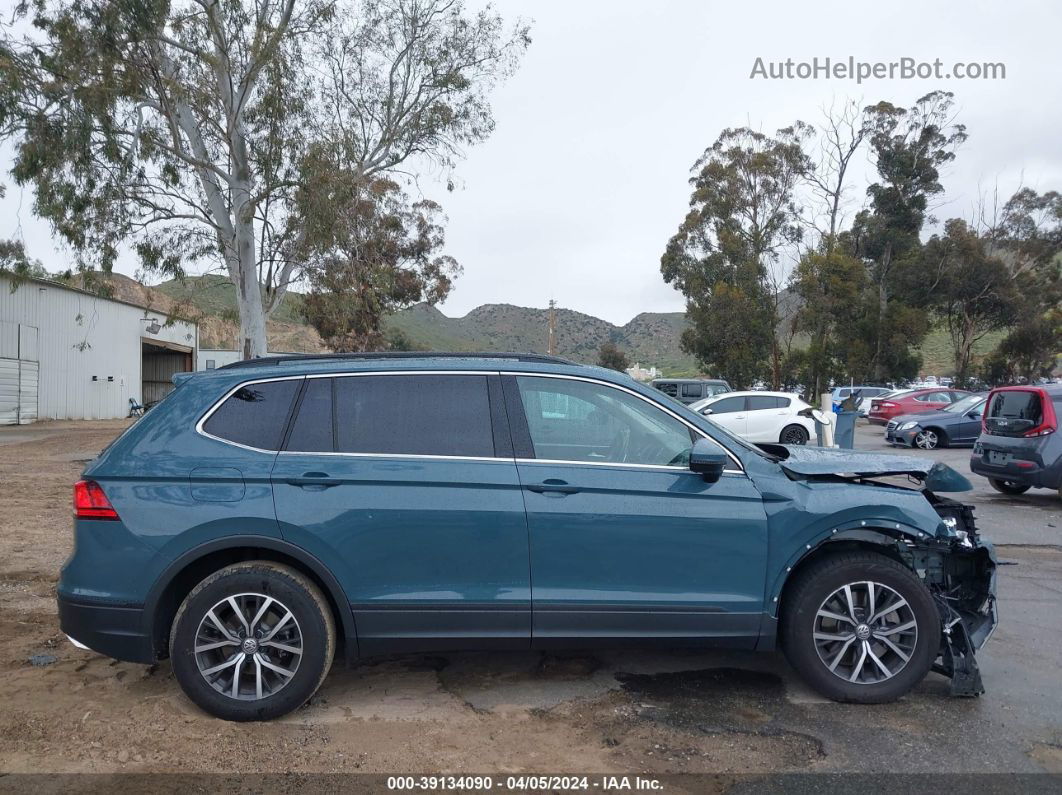 2019 Volkswagen Tiguan 2.0t Se/2.0t Sel/2.0t Sel R-line/2.0t Sel R-line Black Синий vin: 3VV3B7AX5KM160713