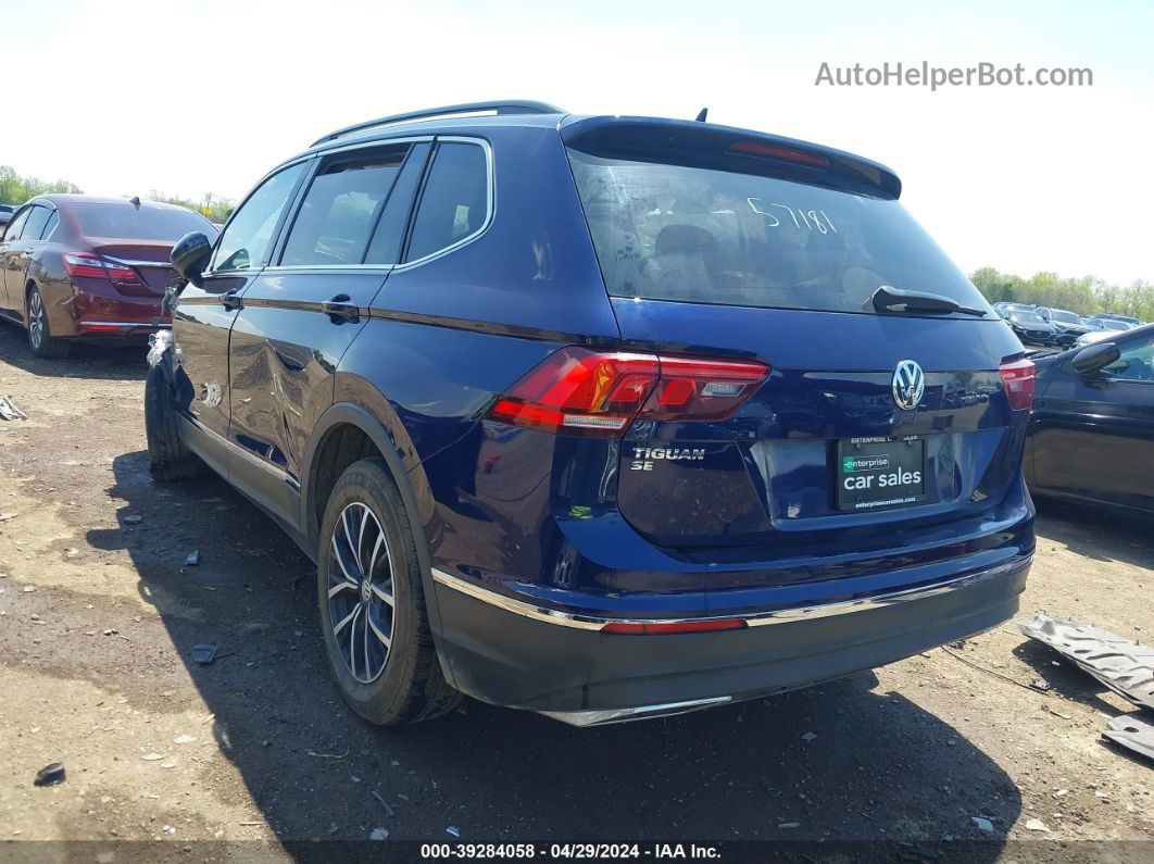 2021 Volkswagen Tiguan 2.0t Se/2.0t Se R-line Black/2.0t Sel Blue vin: 3VV3B7AX5MM057181