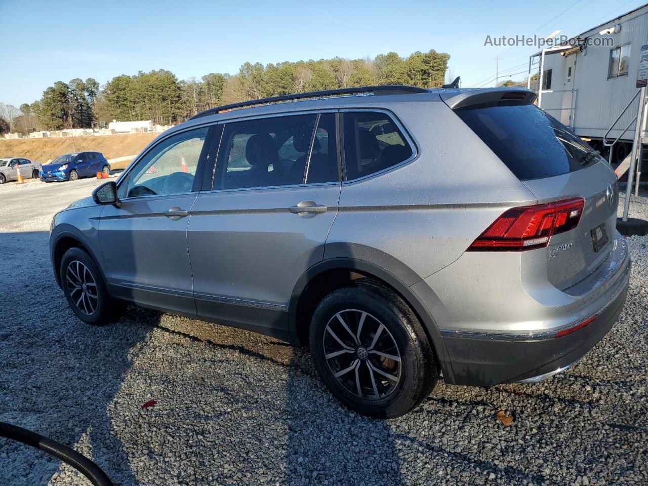 2021 Volkswagen Tiguan Se Серый vin: 3VV3B7AX5MM077415