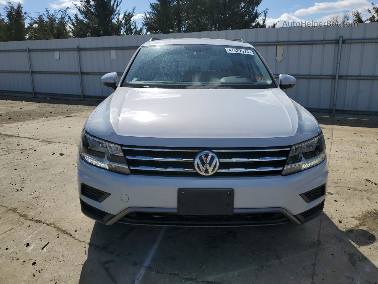 2018 Volkswagen Tiguan Se White vin: 3VV3B7AX6JM051885