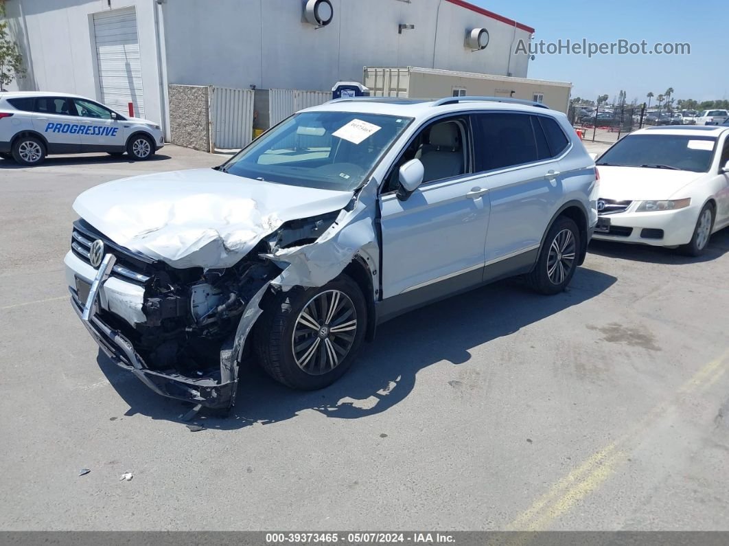 2018 Volkswagen Tiguan 2.0t Se/2.0t Sel White vin: 3VV3B7AX6JM066970