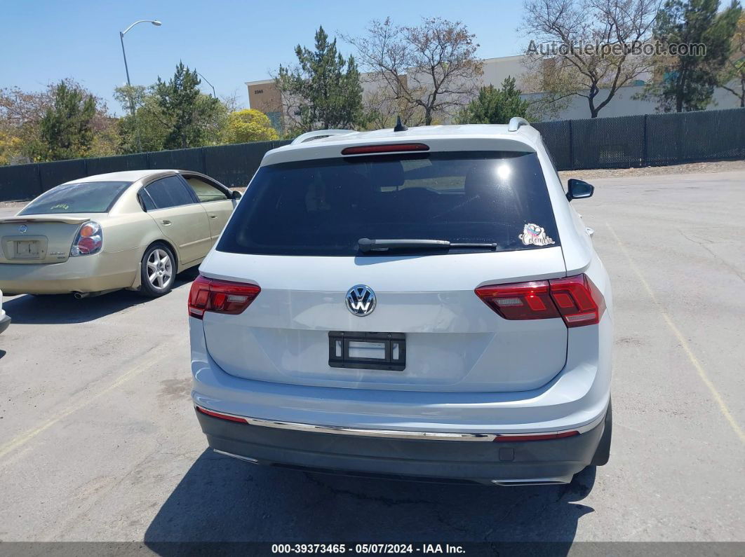 2018 Volkswagen Tiguan 2.0t Se/2.0t Sel White vin: 3VV3B7AX6JM066970