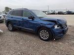 2018 Volkswagen Tiguan Se Blue vin: 3VV3B7AX6JM163814