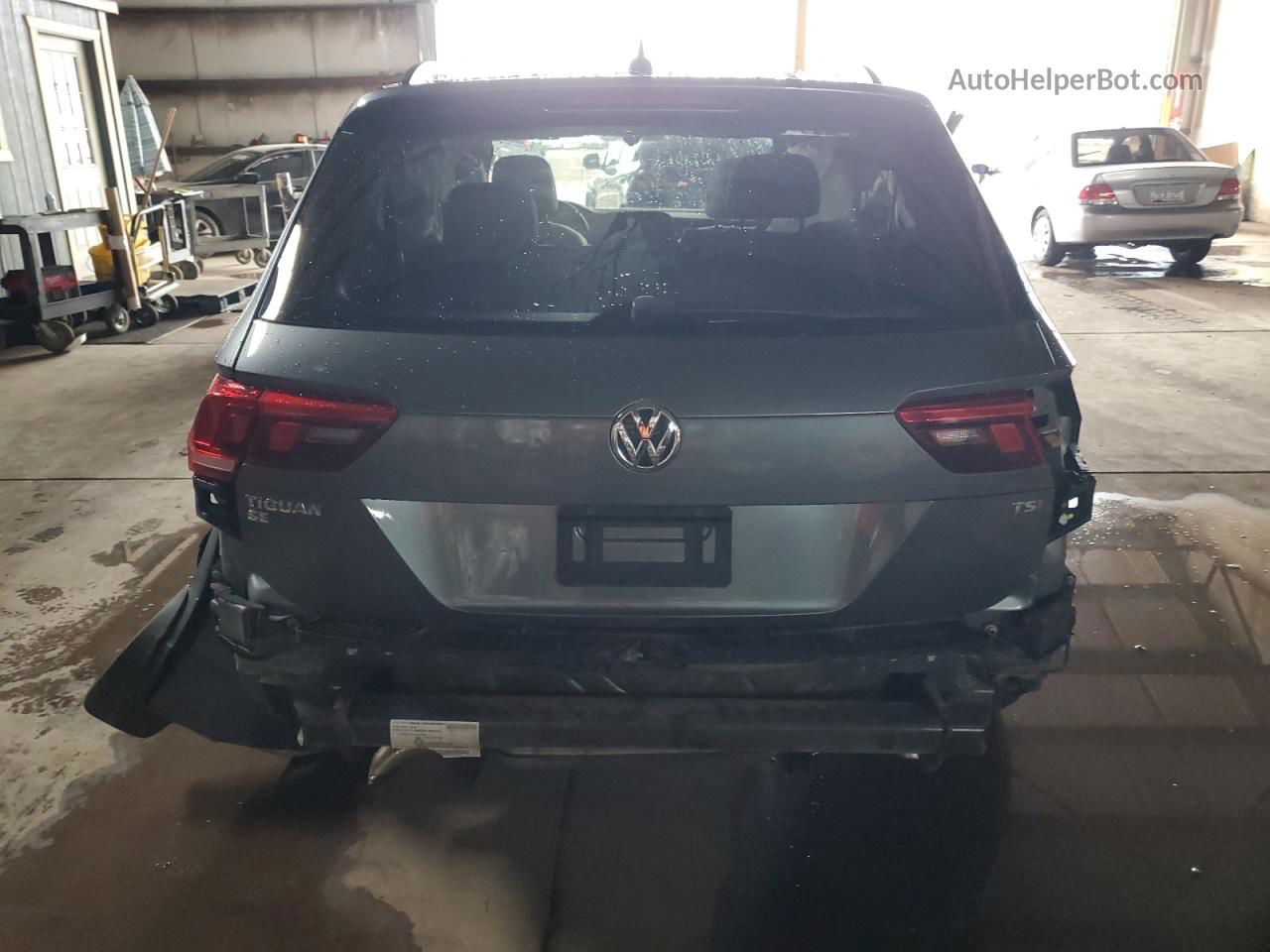 2018 Volkswagen Tiguan Se Серый vin: 3VV3B7AX6JM195131