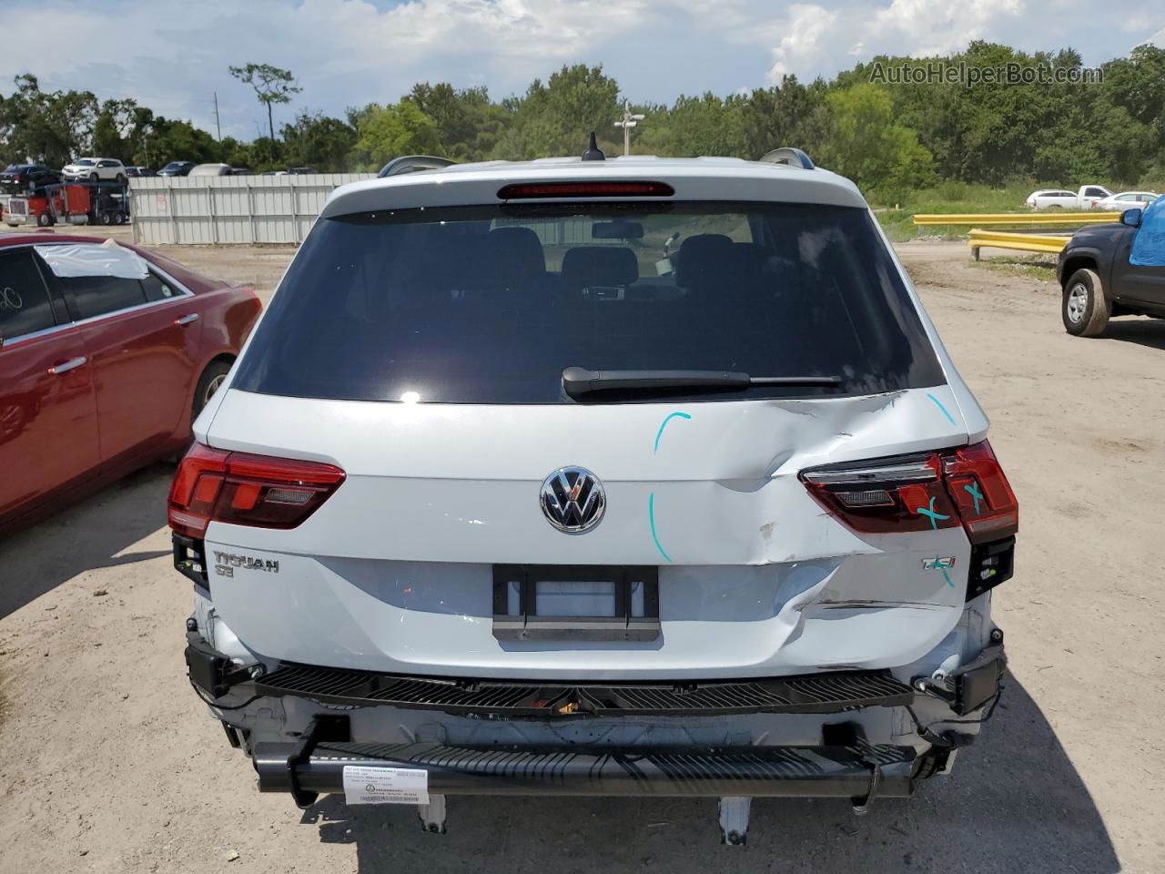 2018 Volkswagen Tiguan Se Silver vin: 3VV3B7AX6JM213112