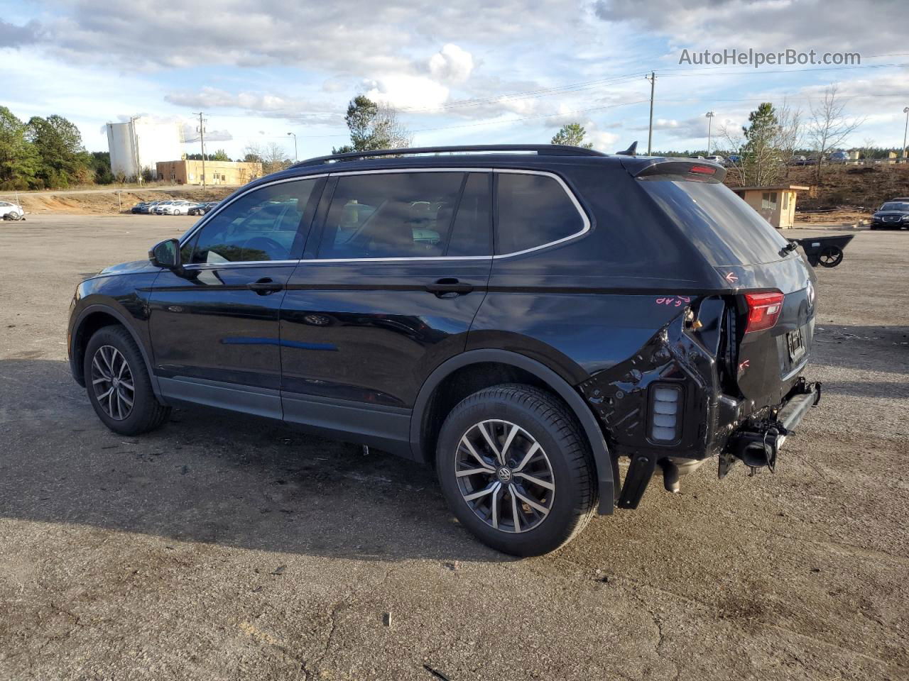 2019 Volkswagen Tiguan Se Black vin: 3VV3B7AX6KM073368