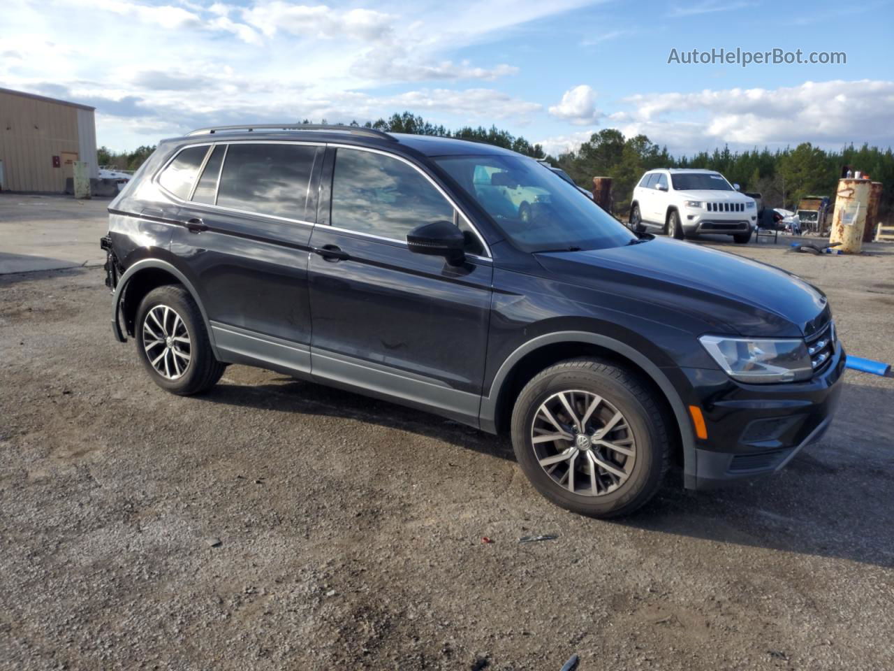 2019 Volkswagen Tiguan Se Black vin: 3VV3B7AX6KM073368