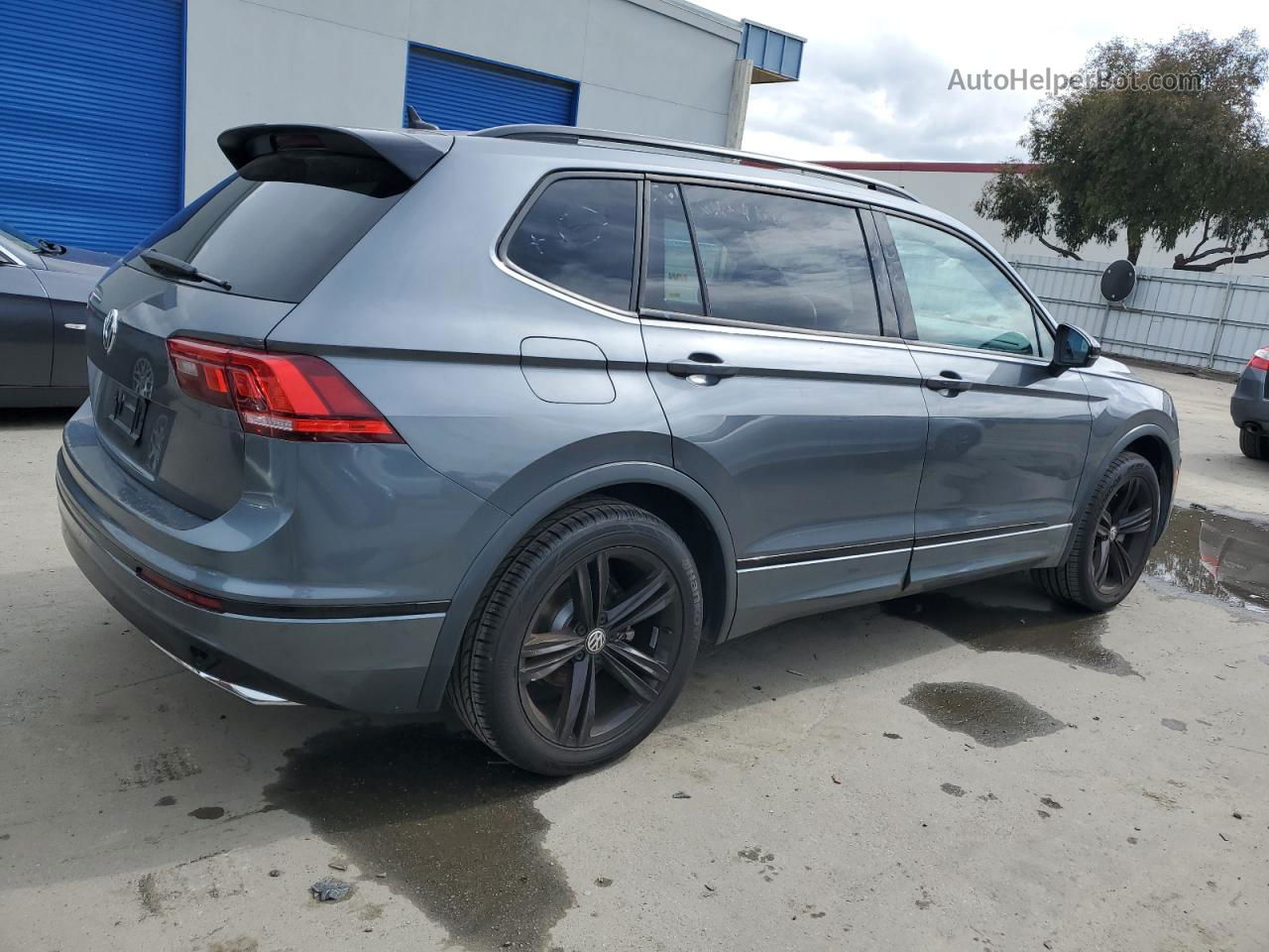 2019 Volkswagen Tiguan Se Gray vin: 3VV3B7AX6KM076030