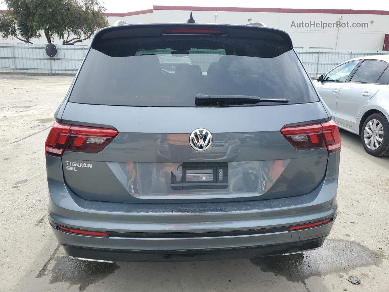 2019 Volkswagen Tiguan Se Gray vin: 3VV3B7AX6KM076030