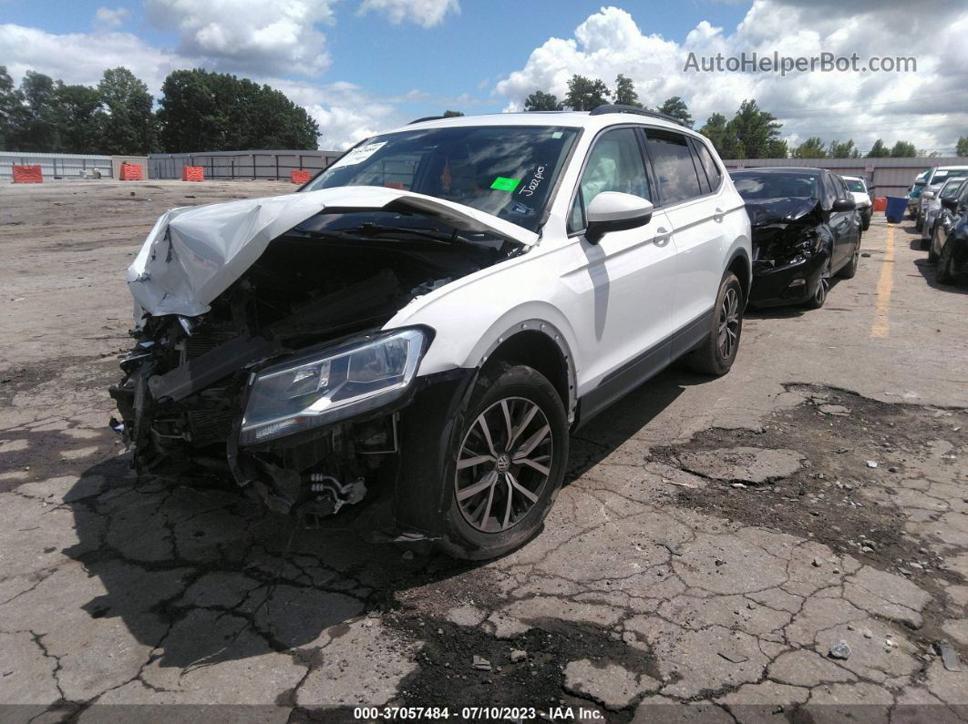 2019 Volkswagen Tiguan Se/sel/sel R-line White vin: 3VV3B7AX6KM145265