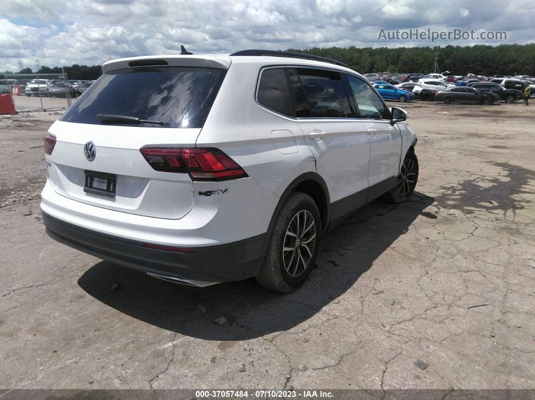 2019 Volkswagen Tiguan Se/sel/sel R-line White vin: 3VV3B7AX6KM145265